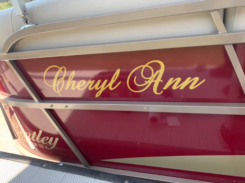 2018 Bentley Boat Lettering from Michael A, TN